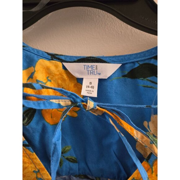 Time and Tru Women's V-Neck Midi Dress Size Small (4-6) NWT - Casual Dress - Picture 7 of 8